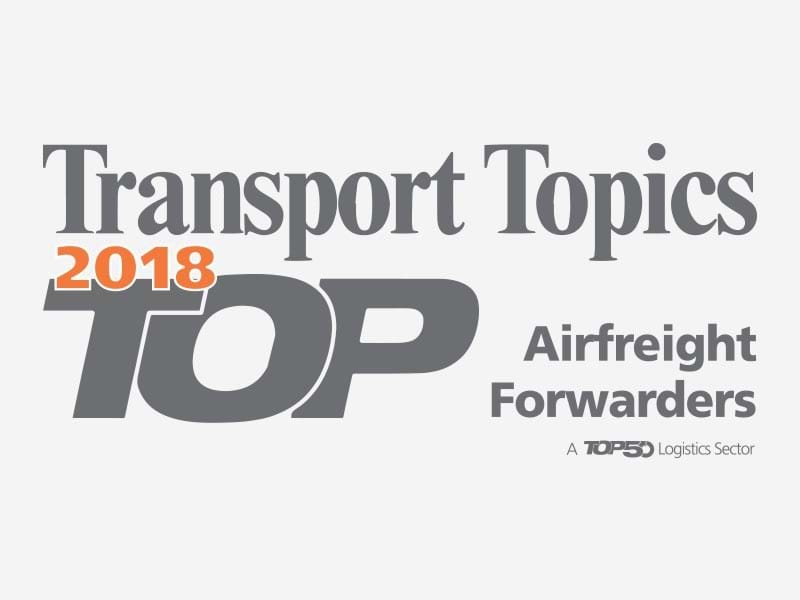 2018 TOP AIRFREIGHT FORWARDERS